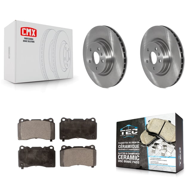 Transit Auto Front Disc Brake Rotors and Ceramic Pads Kit for Car Tesla S X K8T-103948