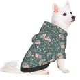 thumbnail image 2 of Balery Hedgehogs and Flowers Sudadera con Capucha para Perros Pequeños – Ropa para Mascotas, Disfraz para Perros y Gatos, Ideal para Fiestas y Cosplay-X-Small, 2 of 7