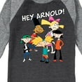 thumbnail image 3 of Hey Arnold! - Group Shot - Toddler And Youth Raglan Graphic T-Shirt, 3 of 6