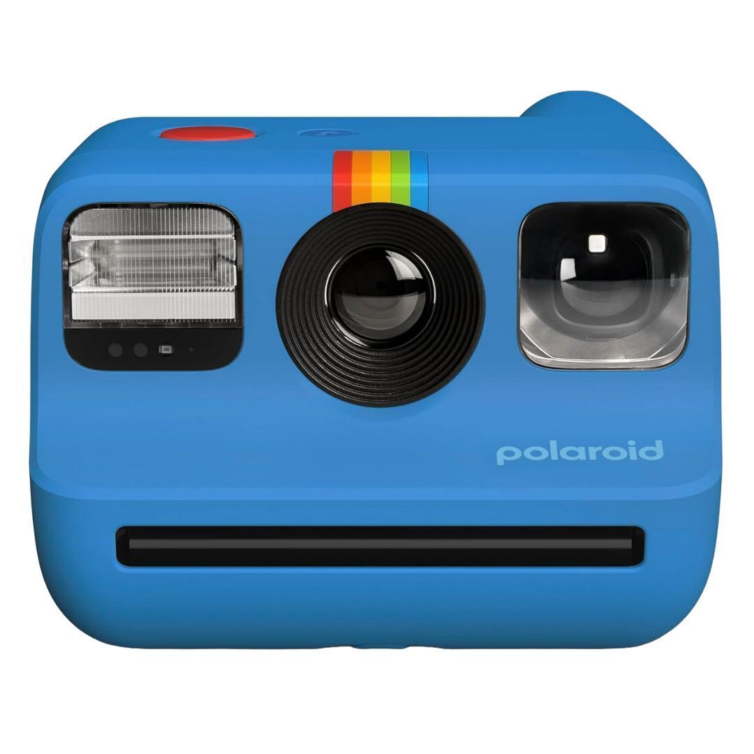 Polaroid Go Generation 2 Eco-Friendly Instant Camera with Selfie Mirror, Self-Timer, and Double Exposure Modes (Blue)