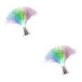 thumbnail image 2 of Cateissary Romantic Fiber Optic Light Babysbreath Color Wedding Decoration Changing Night Garden LED Night-light Lamp Sky Lawn Star 8x8x33.5cm 2Conjunto, 2 of 6