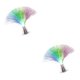 thumbnail image 4 of Ounissouiy Romantic Fiber Optic Light Babysbreath Color Garden Battery Star Sky DIY Accessories Party Powered Patio Night-light Changing 8x8x33.5cm 2piezas, 4 of 6