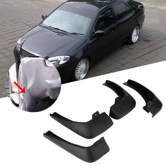 Car , Durable Car Mudguard, Mud Flaps Mudguards Professional High Strength For Vehicle Automobile Cars VIOS 2006-2012