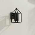 thumbnail image 5 of Stallworth Collection One-Light Matte Black Contemporary Outdoor Medium Wall Lantern, 5 of 5