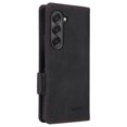 thumbnail image 5 of For Samsung Galaxy Z Fold 6 Wallet Case with RFID Blocking Credit Card Holder, PU Leather Folio Flip Kickstand Protective Shockproof Cover Women Men for Samsung Galaxy Z Fold 6 Phone case,Black, 5 of 14