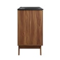 thumbnail image 4 of Modway Soma 48" Double Sink Modern Wood Bathroom Vanity in Walnut/Black, 4 of 17