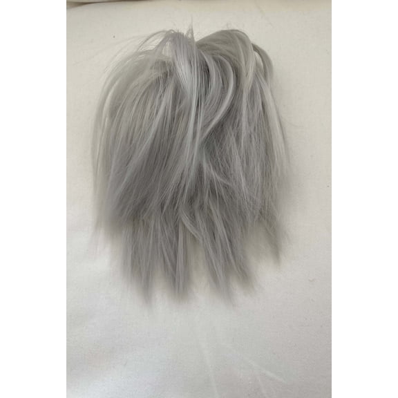 Messy Hair Bun Hairpieces Scrunchie Updo Straight Hair
