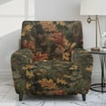 thumbnail image 2 of Renewold Camo Hunting Forest Leaf Recliner Cover 4 Pieces Fitted Recliner Chair Cover Soft Thick Reclining Sofa Slipcover with Storage Pocket and Elatic Straps for Cats, Dogs, Kids, 2 of 8