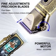 Hair Clipper SURKER With attachments LED display Waterproof