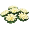 thumbnail image 1 of 6 flores de loto de espuma flotante artificial, con adornos de nenúfares, perfectas para patio koi. Fokelyi LN-0978, 1 of 7