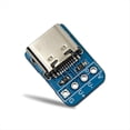 thumbnail image 1 of 16-Pin Type-C to 2.54mm Pin Module USB 5V Power Supply Equipped with A 16-Pin Type Socket, 1 of 5