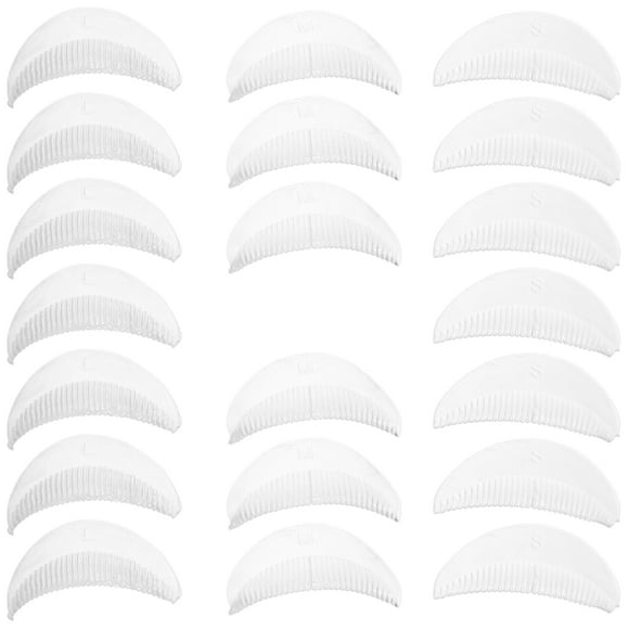 EeaseMX 20 piezas de juntas para permanente de pestañas, rizador de pestañas, almohadillas de silicona para permanente de pestañas