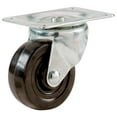 thumbnail image 3 of 8 Pack 1 1/2" Swivel Casters Plate Mounting Wheel Rubber Top Plate Heavy Duty, 3 of 4