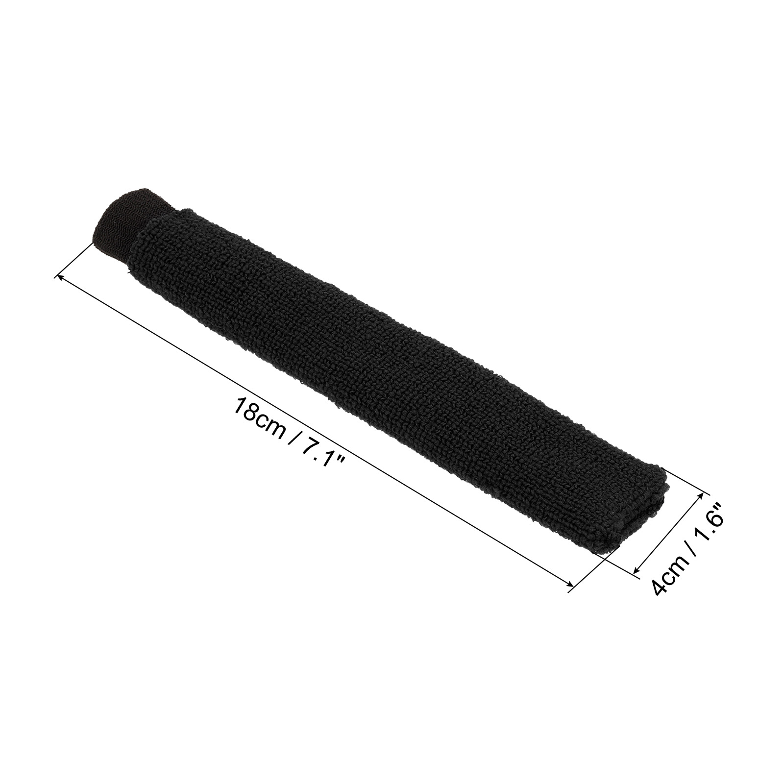 Unique Bargains Cotton Towel Grip Tennis Racket Overgrip Racquet Grip Hand Glue Black
