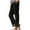 Black, variant on Women's Straight Leg Cotton Linen Pants, High Waist Casual Trousers with Side Pockets, Summer Breathable Loose Fit Pants for Daily Wear, Beach and Lounge Khaki XXXL