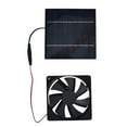 thumbnail image 2 of Fafeicy Solar Powered Exhaust Fan, 10W Waterproof Solar Panel Dual Fans Kit, 23-24% Conversion Rate, No Power Storage Function, For Chicken Coops Greenhouses, 2 of 8
