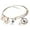 Pisces (2.20-3.20), Special Edition - Birthstone Aquamarine Blue, variant on Superstar Taurus Zodiac Expandable Bangle Bracelet Made with Premium Crystals Horoscope Constellation April May Birthstone Emerald Green Jewelry, Rose Gold Plated, 7"