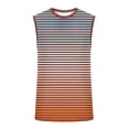thumbnail image 4 of QSAWXQZ Men's Striped Color Block Tank Top Crew Neck Sleeveless Athletic Summer Beach Casual Pullover Shirt for Summer M, 4 of 5