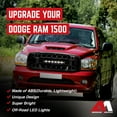 thumbnail image 4 of AMERICAN MODIFIED Armor Grille for 2006-2008 Dodge Ram 1500, Glossy Black, 4 of 13