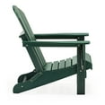 thumbnail image 5 of Folding Adirondack Lawn Chairs Set of 4 for Outdoor Patio Garden, Dark Green, 5 of 10