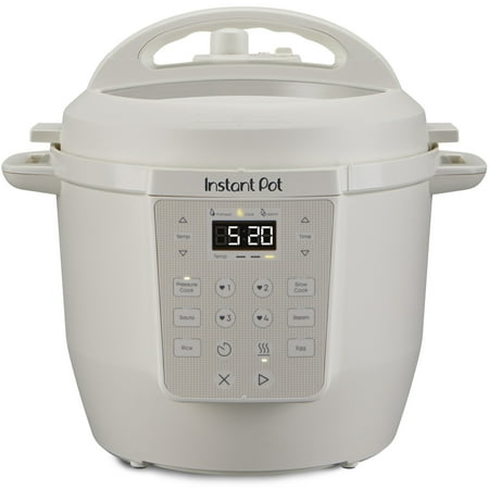 Instant Pot RIO Chef Series 6 Qt Pressure Cooker and Multi-Cooker - Sea Salt White