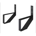 thumbnail image 2 of Steel Stair Riser 2 Pack,Metal Stair Stringers for Deck Height 11.8 inches,MAX Load Capacity 500lbs,Steel Stair Step Riser for Outside Stairs, 2 of 8