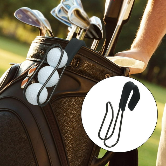 Portapelotas de golf, capacidad para 3 pelotas, accesorio, fácil de colocar en bolsa o carrito. Dispensador de pelotas de golf para hombres y mujeres.