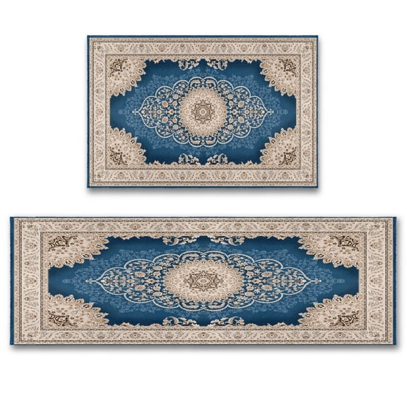 Kitchen Floor Mat Water Absorbent Bath Mats Non-slip Foot Mat Long Bedside Area Rug Hallway Soft Washable Carpet