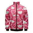 thumbnail image 3 of Chaqueta con cremallera y estampado 3D de frutas divertidas, chaquetas de manga larga para hombres y mujeres, ropa de moda con cuello alto, sudaderas casuales para hombres, abrigos para hombres, 3 of 5