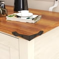 thumbnail image 7 of Farmhouse Style Console Table with 2 Drawer and Bottom Storage Shelf for Entryway, Rustic Side Table with Storage Drawer and Shelf for Living room, Hallway, 7 of 7