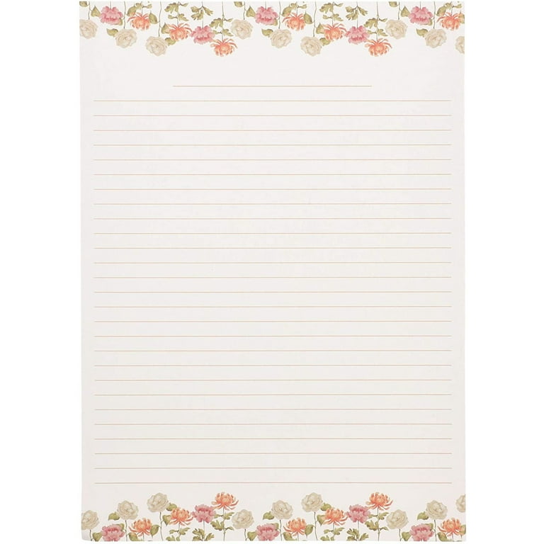 200 Sheets Vintage Lined Stationery Paper Retro Stationary Supplies  Scrapbook Loose Lined Paper Letter Writing Paper for Writing Letters,  Envelopes
