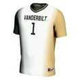 thumbnail image 2 of Unisex GameDay Greats #1 White Vanderbilt Commodores  Lightweight Women's Soccer Jersey, 2 of 4