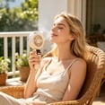 thumbnail image 6 of Foldable Mist Fan, Handheld Neck Hanging Cooling Fan, Usb Rechargeable Spray Personal Fan, Fine Mist Airflow, Compact Outdoor Travel Camping Office Cooling Device, 6 of 6