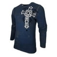 thumbnail image 5 of XTREME COUTURE by AFFLICTION Men's T-shirt DARKER SIDE Thermal Biker MMA S-2X, 5 of 9