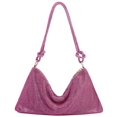 thumbnail image 1 of Bolso Hobo con diamantes de imitación para mujer, elegante bolso de noche, bolso brillante para viajes y vacaciones JFHHH pequeña, 1 of 5