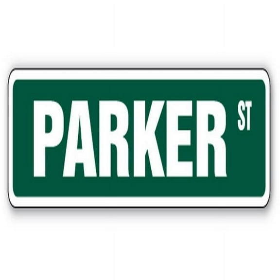 SignMission SS-836-Parker 36 in. Parker Street Childrens Name Room Sign
