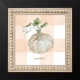 thumbnail image 2 of Jacobs, Cindy 15x15 Black Modern Framed Museum Art Print Titled - Grateful Pumpkin, 2 of 5