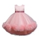 thumbnail image 5 of Vestido de princesa, vestido de malla con flores, vestido esponjoso, sin mangas, vestido de piano, 5 of 5