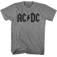 thumbnail image 1 of AC/DC Dark Logo Graphite Heather Adult T-Shirt, 1 of 2