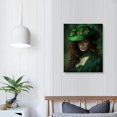 thumbnail image 4 of RUIYC St Patrick's Day Canvas Wall Art, Beautiful St Patrick's Day Green Leprechaun Pictures for Wall Decor Retro Wall Pictures Gift Wall Artt for Living Room 12x16 in, 4 of 5