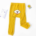 thumbnail image 2 of Leggings Para Niños Medias Para Bebés Pantimedias Para Niños Primavera Otoño Prendas De Vestir Pantalones Gruesos Leggings De Punto De Dibujos Animados Amarillo Odeerbi LM103-10792, 2 of 5