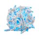 thumbnail image 1 of Novelty Lights 100 Commercial LED Christmas Lights (Teal), 34 Feet w/ 4 Bulb Spacing, 5mm Bulbs, UL Listed,WhiteWire String Lights, 1 of 5