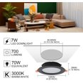 thumbnail image 2 of Panel de luz LED ultradelgado y elegante, reemplazado por luces empotradas de aluminio para casas rodantes, barcos, ahorro de energía, amplia compatibilidad, resistente a golpes y vibraciones, larga, 2 of 5