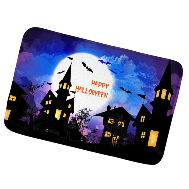 De Baño De Halloween De Baño De Baño Para Baño De Cocina - 9 Sunnimix Alfombra de franela