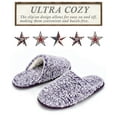 thumbnail image 4 of Cozylook Fuzzy Slippers for Women Indoor and Outdoor Cozy House Shoes with Memory Foam Non-slip Sole Gifts for Women Mom Ladies, 4 of 6