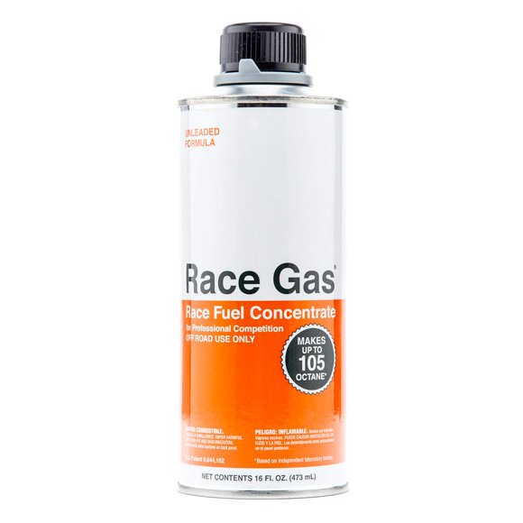 RaceGas 100016 Premium Race Concentré de Carburant Augmente l'Essence jusqu'à 105 Octan, Lot de 6