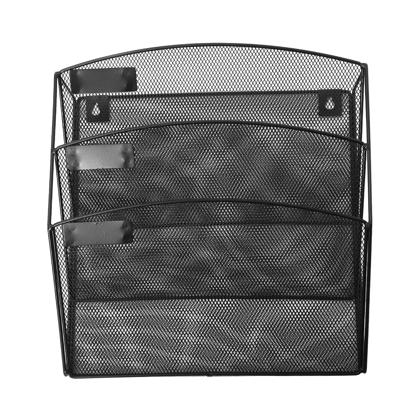 3-Pocket Mesh Hanging Wall File Organizer Rack for Office, Home, School - Folder Storage Solution