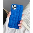 thumbnail image 2 of Compatible iPhone 11 Pro Max Case, Cute 3D Plaid Desgin Case Soft TPU Full Protection Shockproof Case for Women Grils (Blue), 2 of 14