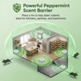 thumbnail image 3 of Peppermint oil rodent repellent 4 packs, for car engines, under the hood, garages, RVs, sheds, and storage spaces rodent repellent, with sticky back, fresh peppermint scent helps repel mice and roden, 3 of 3