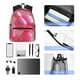 thumbnail image 4 of Easygdp Pink Balloon Puppy Art Mochila Casual para Portátil, Mochila para Escuela, Viajes, Negocios, 4 of 6